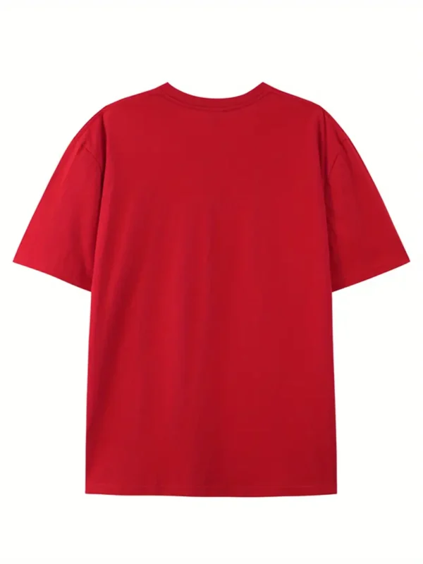 Optional  Summer Men Cotton T-shirt - Image 2