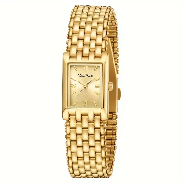 Diaofendi Womens Vintage Golden Quartz Watch - Image 5