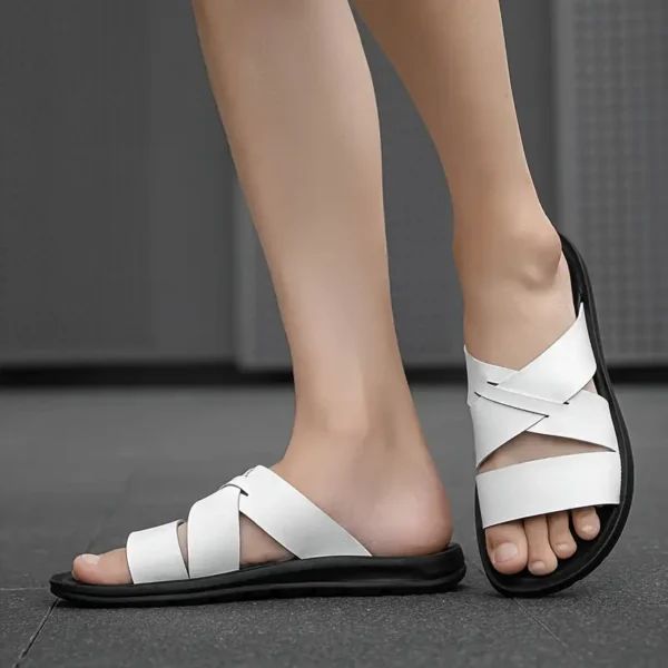 Open Toe Slide Sandals - Image 3