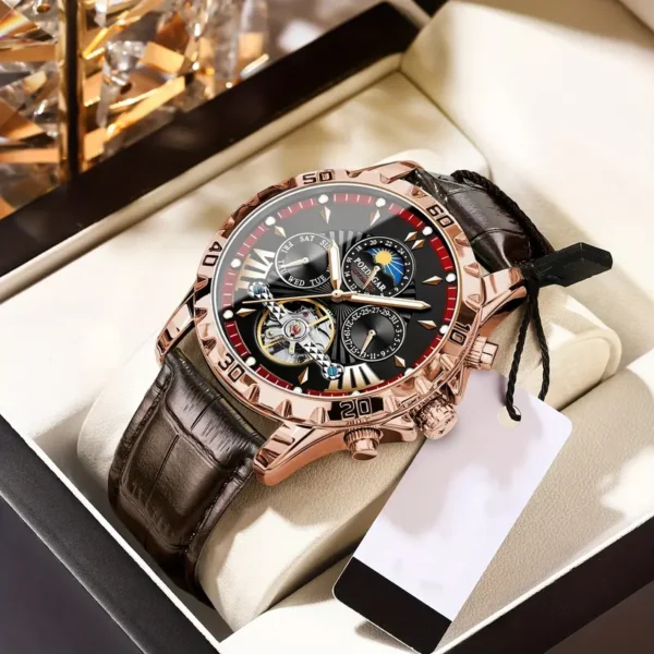 Stylish Luxury Mens Automatic Mechanical Watch - Image 3