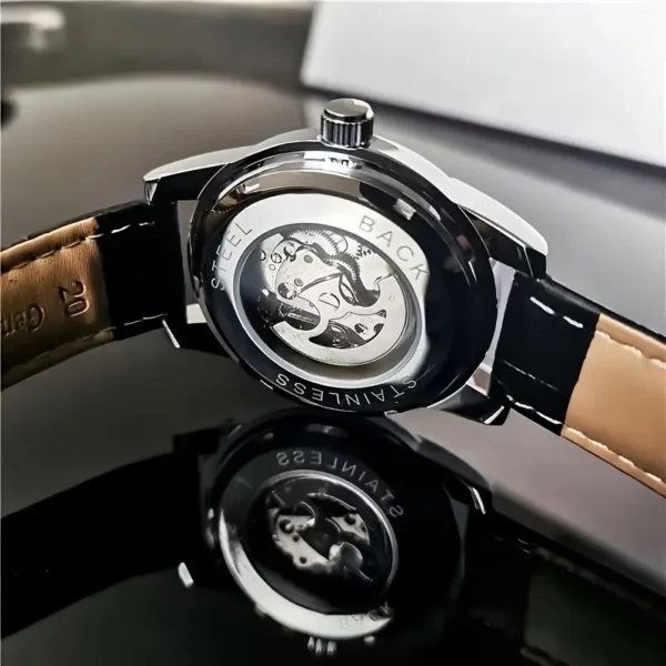 Rendy Mens Automatic Mechanical Watch With Tourbillon - Image 4