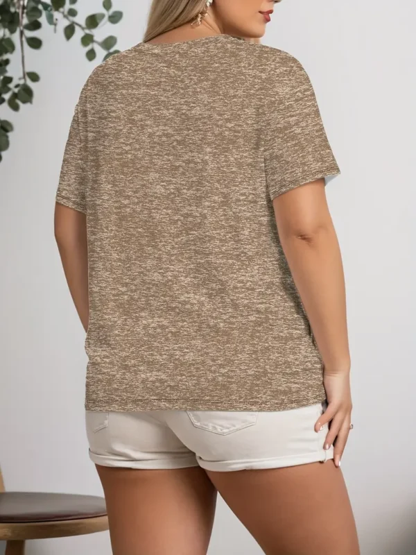 Women Plus Size Casual T Shirt - Image 3