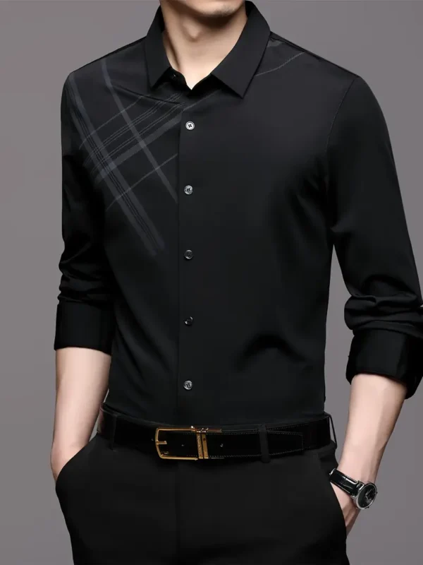 Men Casual Striped Shirt